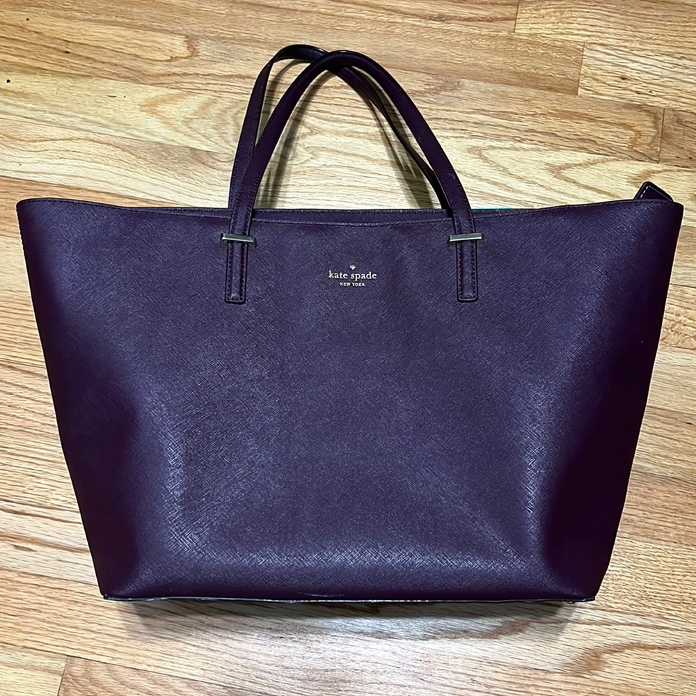 Kate Spade ♠️ tote bag in plum